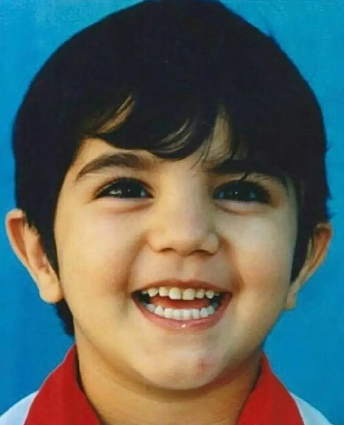 سینا مهراد در کودکی